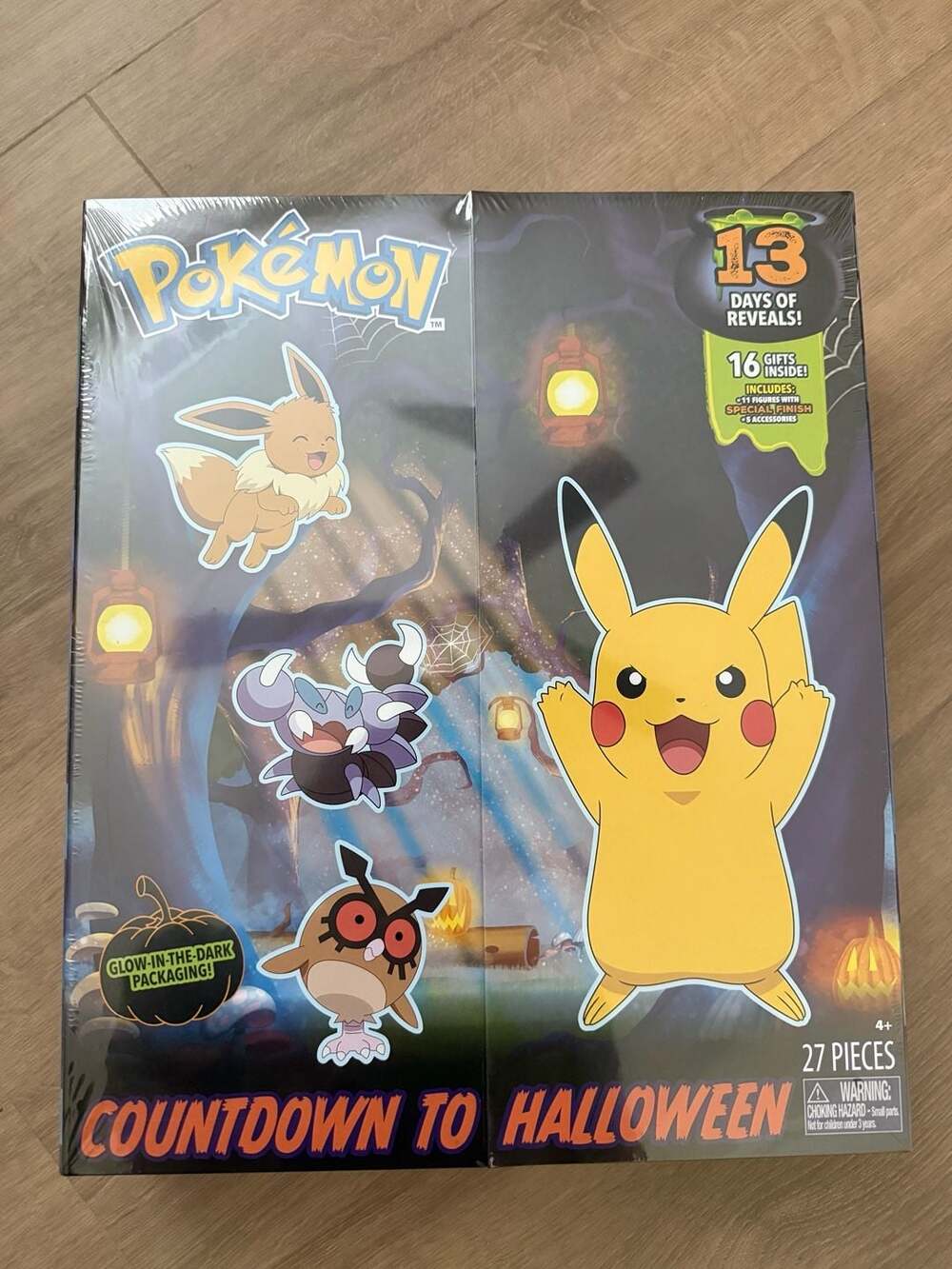 Pokemon Countdown to Halloween Advent Calendar 13 Days of Reveals 16 Gifts Insid